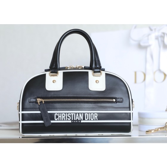 DIOR VIBE zipper bowling bag